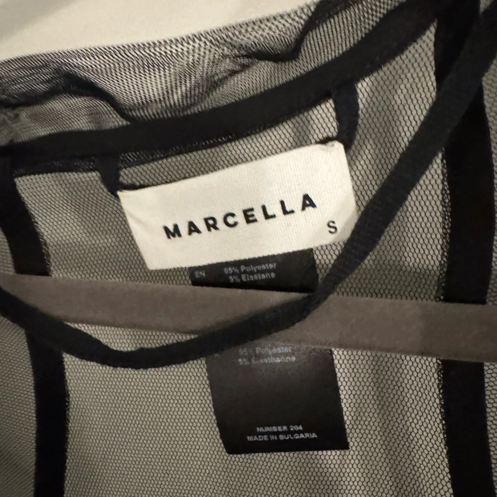 MARCELLA Black Mesh Olympia Bolero Top - Picture 4 of 7